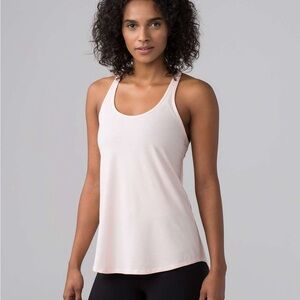 Lululemon Tech Mesh Racerback Tank – Blush Pink – Size 6
